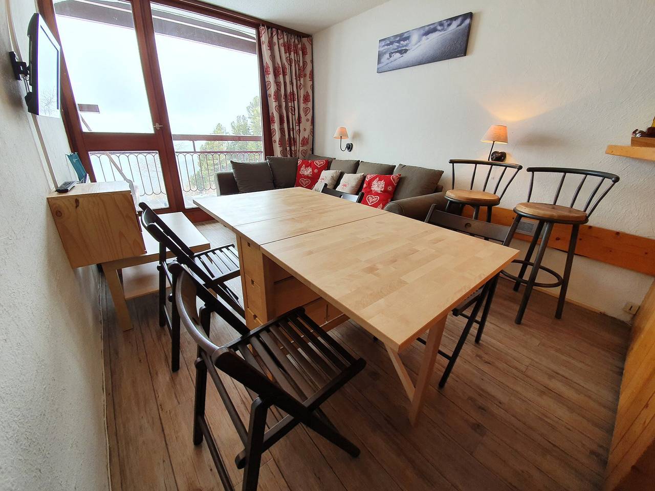 Ganzes Studio, Renoviertes Studio nahe Zentrum, Balkon, 4 Pers. in Les Arcs, Bourg-Saint-Maurice