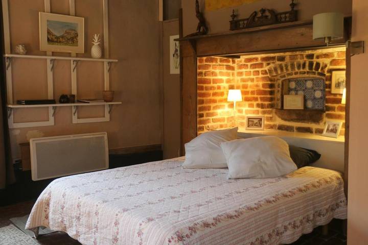 Chambre d’hôte pour 2 personnes, avec Terrasse ainsi que Jardin et Vue à Aubin-Saint-Vaast