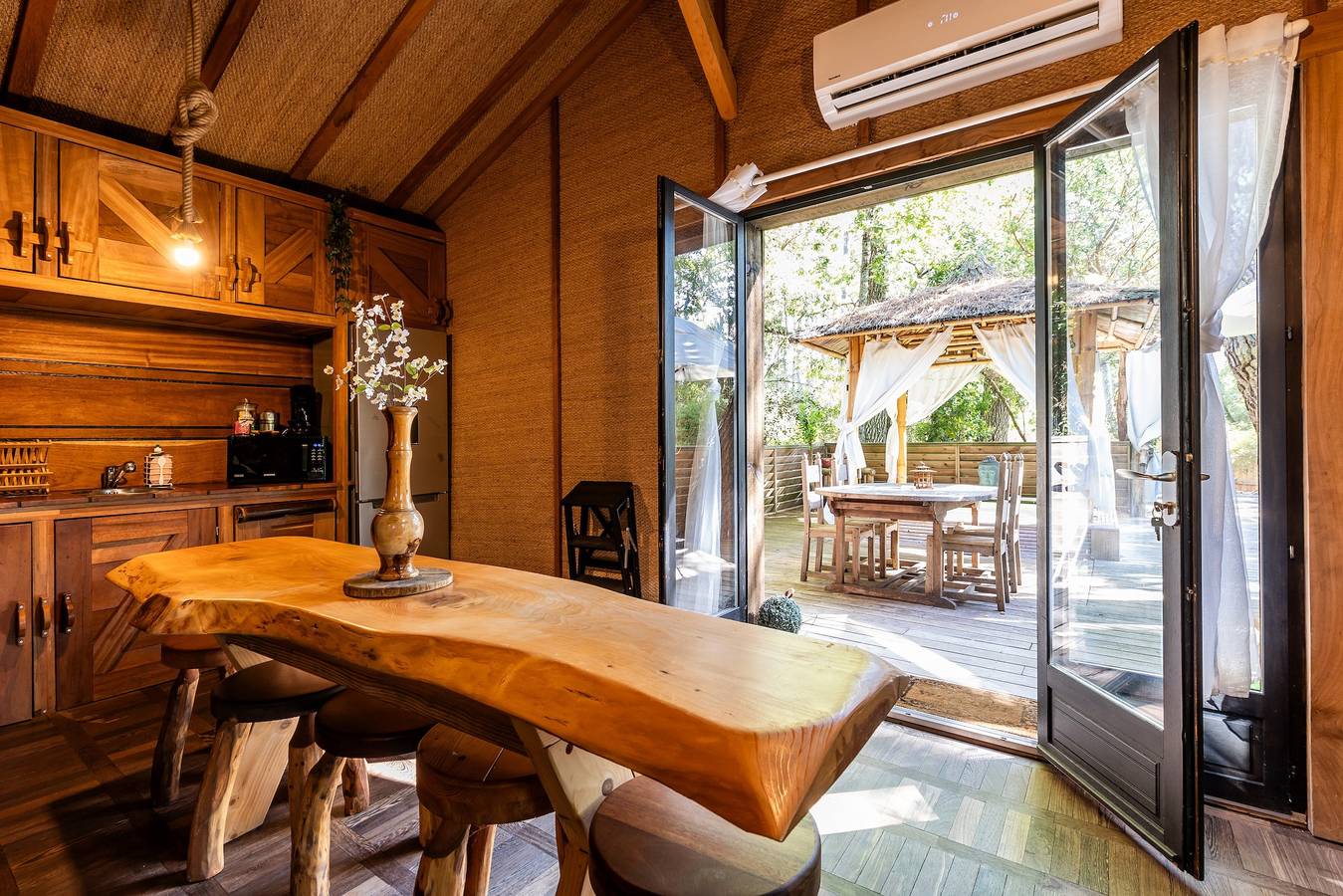 Châlet "Bangli" avec terrasse privée et Wi-Fi in Lac de Lacanau, Lacanau