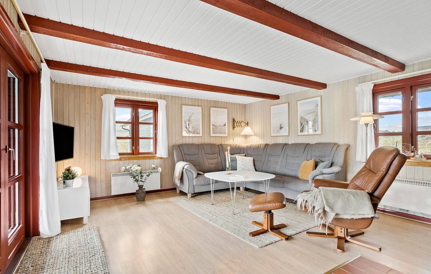 Feriehus for 8 personer med terrasse in Årgab, Holmsland Klit