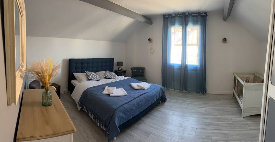 Gîte pour 8 personnes, avec Jardin