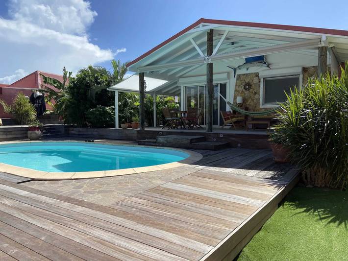 Vacation rental for 2 people, with pool and terrace in Saint-Barthélemy