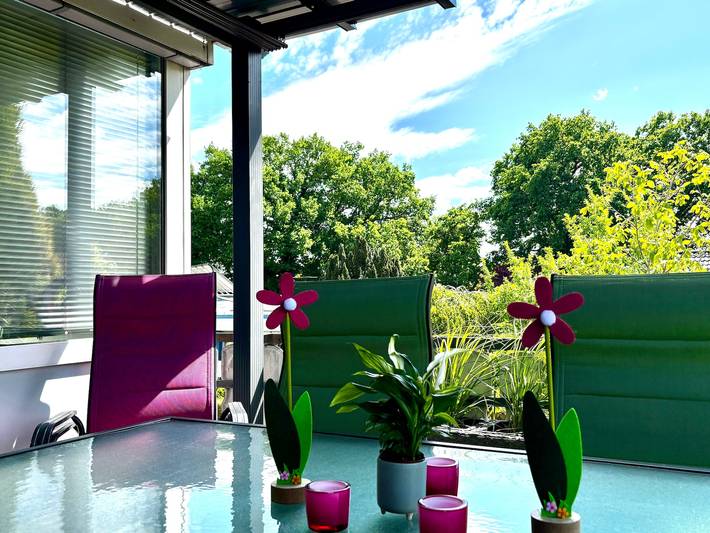 Ferienwohnung für 6 Personen, mit Ausblick und Balkon