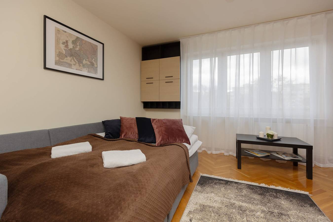 Entire studio, Karmelicka 19 96 Atmospheric Studio Smarttv in Warsaw Śródmieście, Warsaw