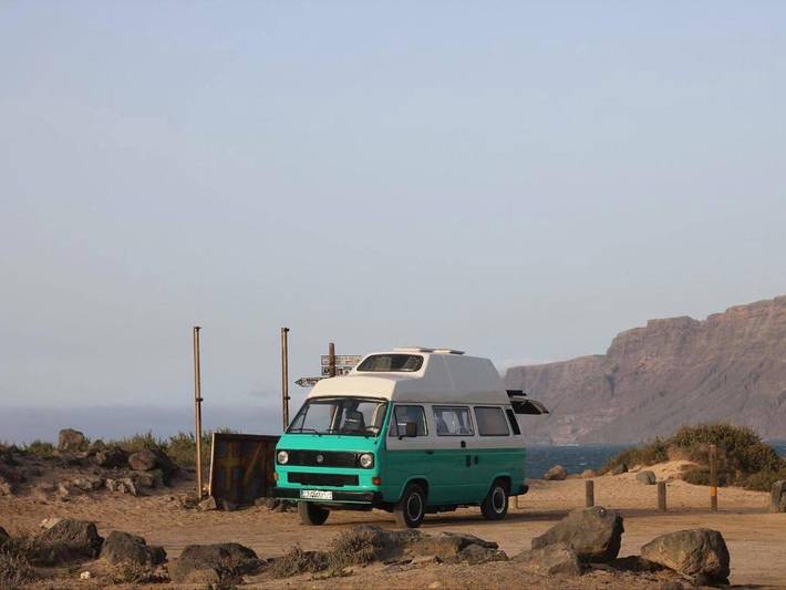 Bungalow para 4 personas, con Vistas en Playa de Famara