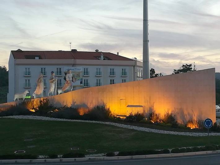 Pousada para 5 pessoas, com vista e terraço em Fátima
