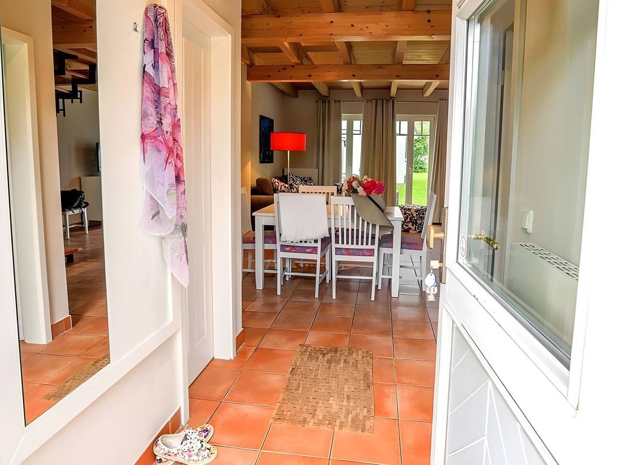 Ferienhaus Darß 22a im Ostseeferienpark Seepferdchen mit Terrasse und Garten in Ostseebad Nienhagen, Nienhagen
