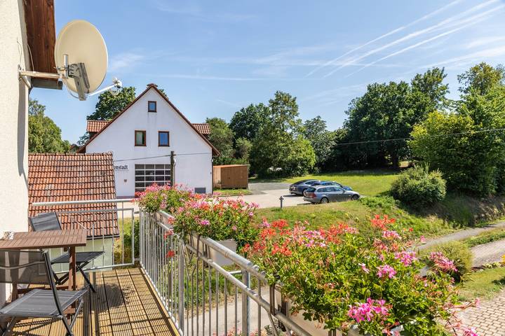 Ferienhaus für 5 Personen, mit Balkon in Franken