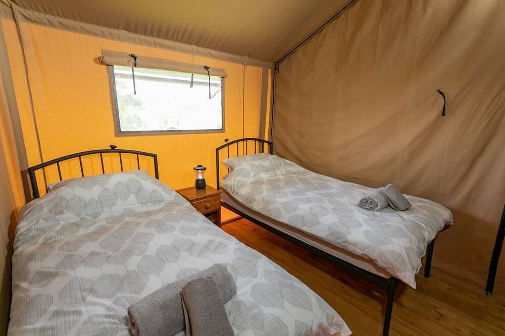 Birch Safari Tent, the perfect family and dog friendly glamping site, Devon in Tiverton, Devon