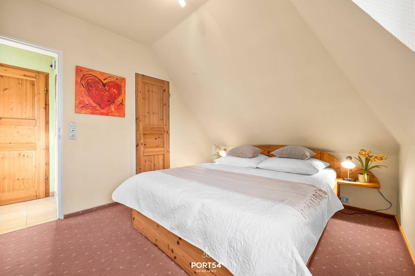 Ganze Wohnung, Gemütliches Apartment "Eiderseeschwalbe Ii" mit Balkon und Gartenblick in Sankt Peter-Ording in St. Peter-Bad, St. Peter-Ording