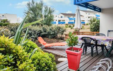 Cottage pour 4 personnes, avec piscine et terrasse, animaux acceptés dans Lacanau Ocean