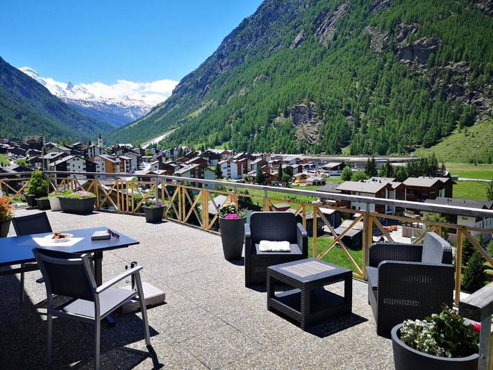 Gîte pour 2 personnes, avec vue et terrasse, animaux acceptés à Täsch - 4