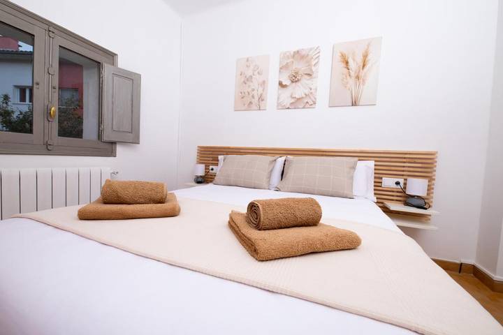 Gîte pour 5 personnes, avec terrasse et vue, animaux acceptés à Campdevànol