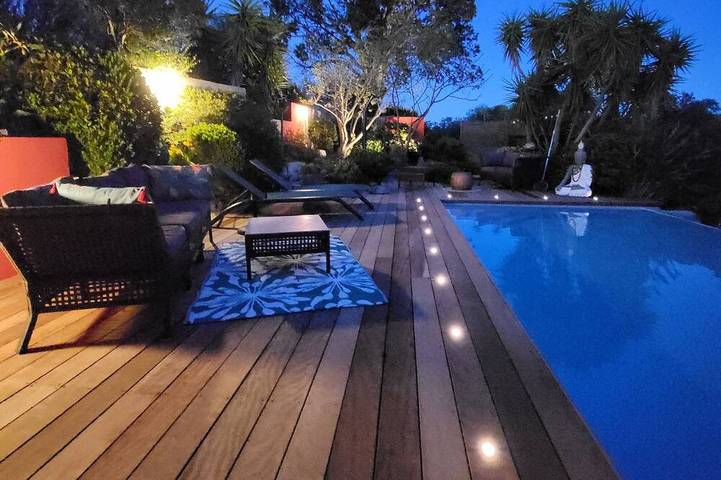Chambre d’hôte pour 2 personnes, avec jardin ainsi que piscine et jacuzzi