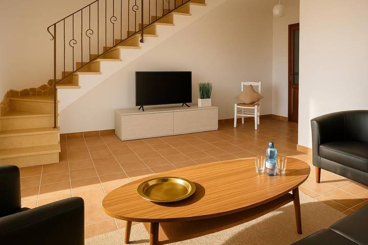 Ferienhaus für 6 Personen, mit Balkon und Terrasse sowie Garten und Pool in Lu Fraili di Sopra - 2