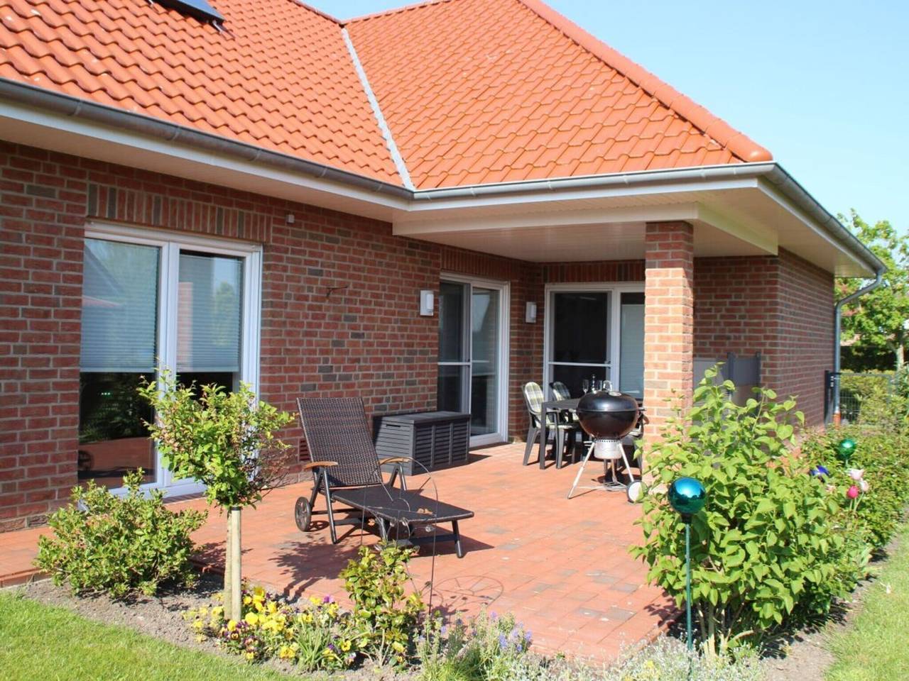 Ganze Wohnung, Bungalow Huus Seerose in Grimersum, Krummhörn