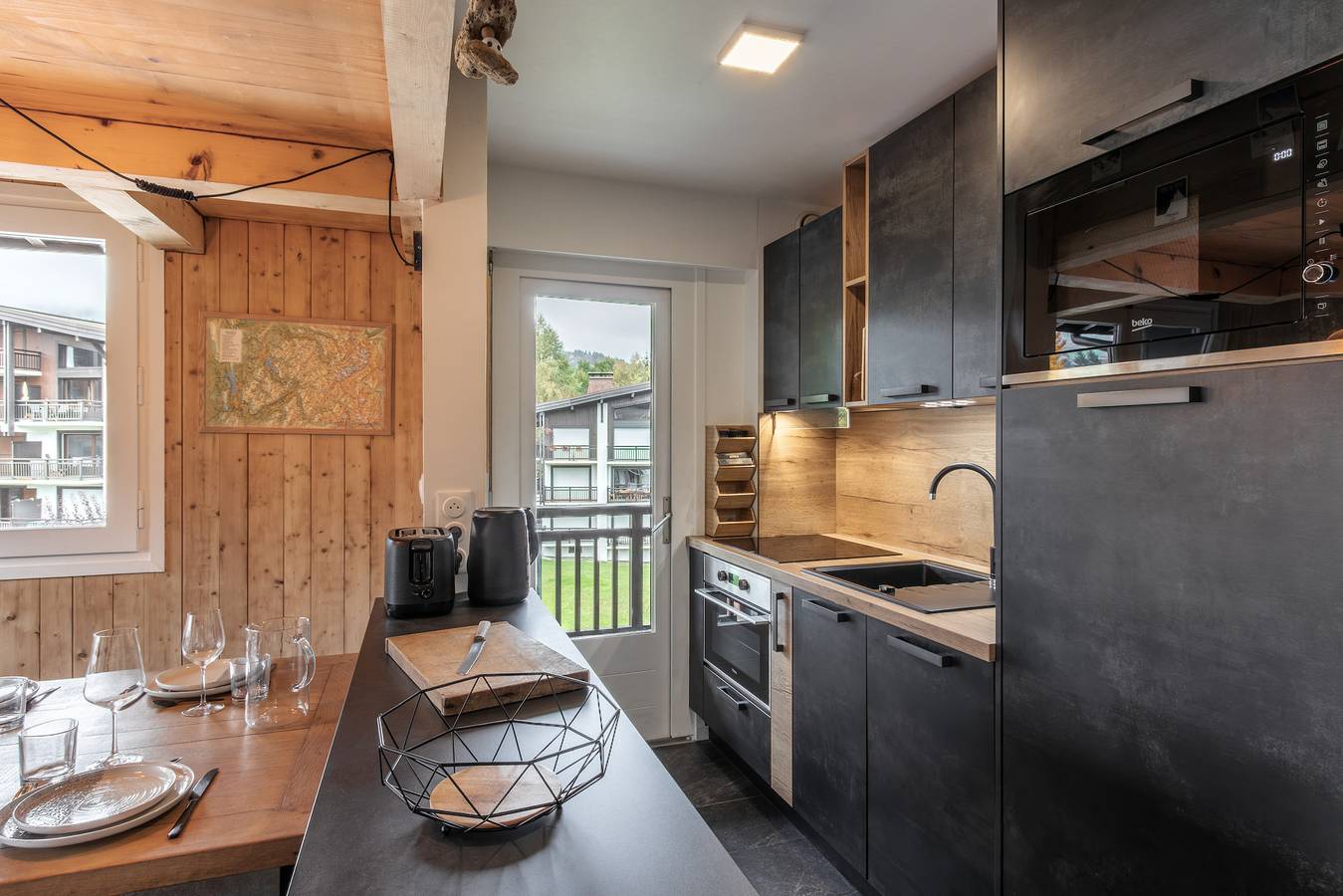 Ganze Wohnung, Les Chaumes - T3 moderne piscine in Sallanches, Pays du Mont-Blanc