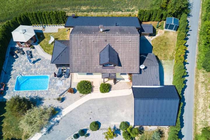 Ferienhaus für 10 Personen, mit Sauna