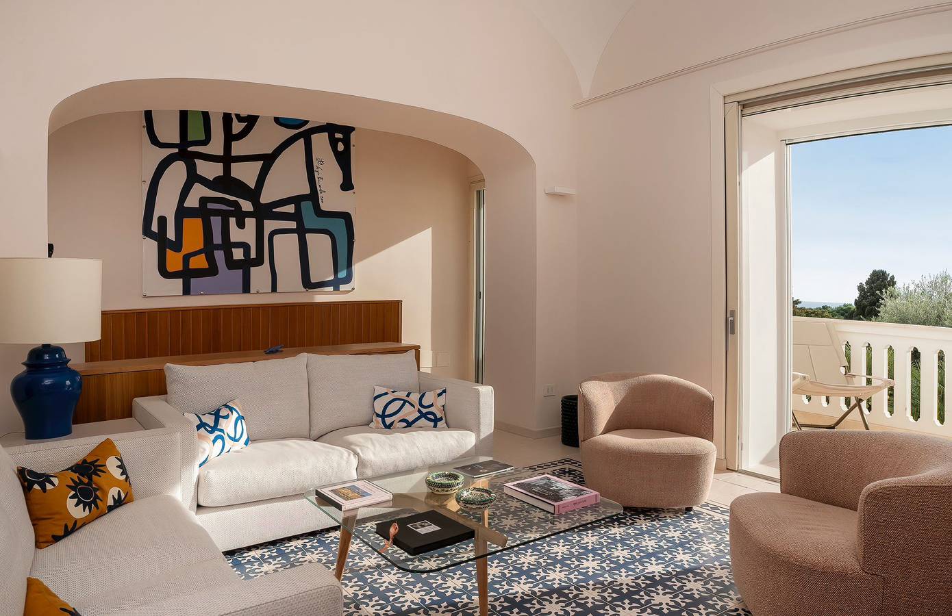 Ganze Wohnung, Apartment 'Certosa White' mit Meerblick, Wlan und Klimaanlage in Capri, Neapel Provinz