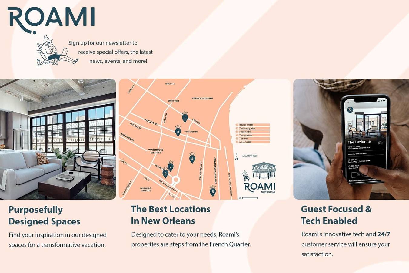 Apartamento entero, Roami at Bourbon Place   Near Superdome  2Br in Storyville (New Orleans), New Orleans