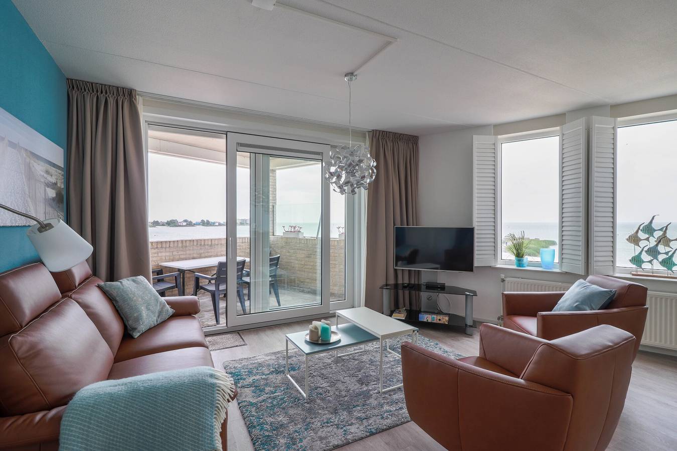 Ganze Wohnung, Beach Resort Makkum — Eckwohnung am Strand mit Ijsselmeerblick – Zuiderzee State Deluxe Xl 2 in Makkum, Ijsselmeer