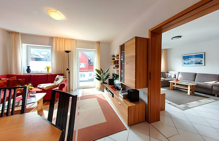 Ferienwohnung für 6 Personen, mit Balkon und Garten in Oberhof - 3