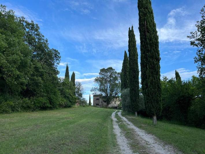 Agriturismo per 5 persone, con panorama e giardino in Città di Castello (Italia)