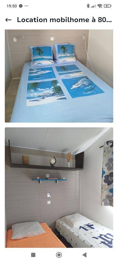 Mobilhome avec terrasse couverte à 800 m de la plage in Saint-Cast-le-Guildo, Région de Dinan