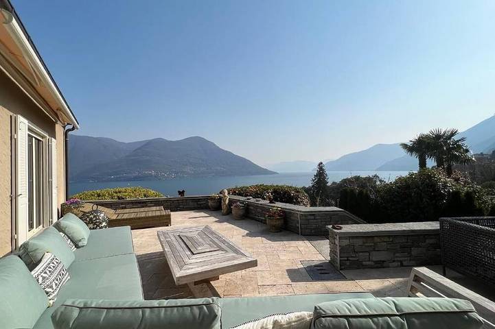 Ferienhaus für 6 Personen, mit Garten in Brissago