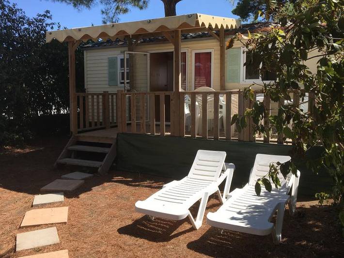Camping 123 Sud Vacances - Mobilheim 4 personen - 2 Schlafzimmer nicht klimatisiert + Terrasse in Agde, Mittelmeerküste (Frankreich)