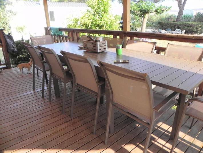 Camping pour 7 personnes, avec vue ainsi que piscine et terrasse à Lattes - 3