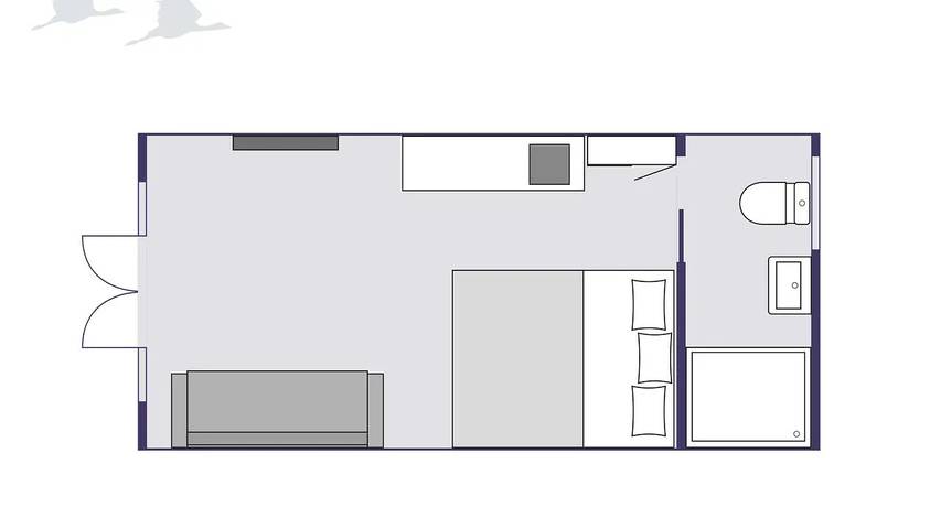 Hütte für 2 Personen, mit Terrasse und Sauna in Naturpark Barnim - 2