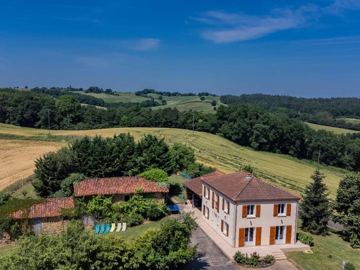Maison de vacances pour 11 personnes, avec Jardin et Piscine dans le Gers