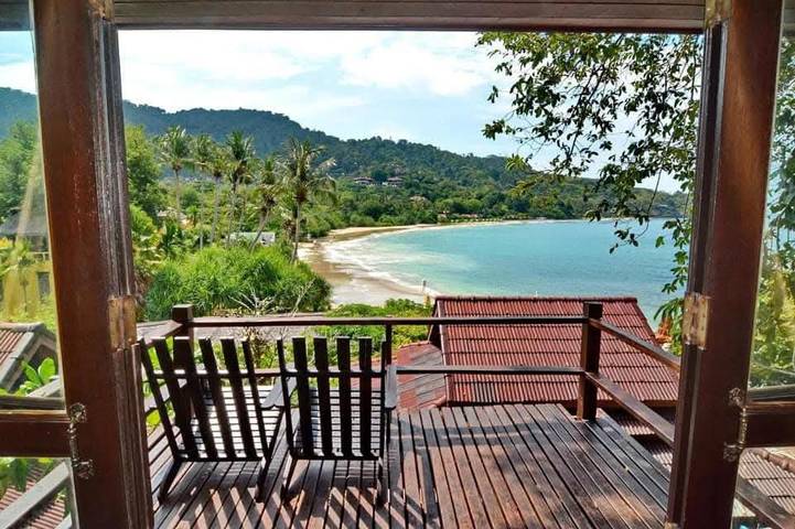 Chalet für 4 Personen, mit Balkon und Ausblick sowie Pool in Thailand