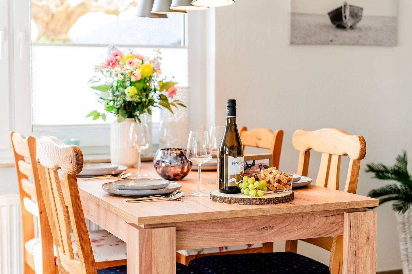 Mövennest Ferienwohnung in Ringsberg. Komfortabel wohnen mit Garten und Terrasse in Ringsberg, Flensburger Förde