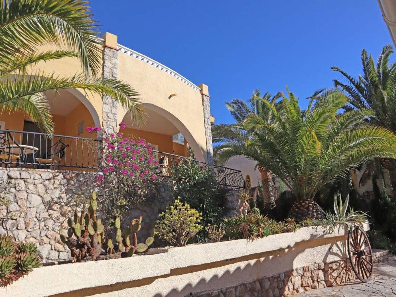 Casa Geminis 1 mit Garten und Meerblick in Peñíscola, Costa dell'Azahar