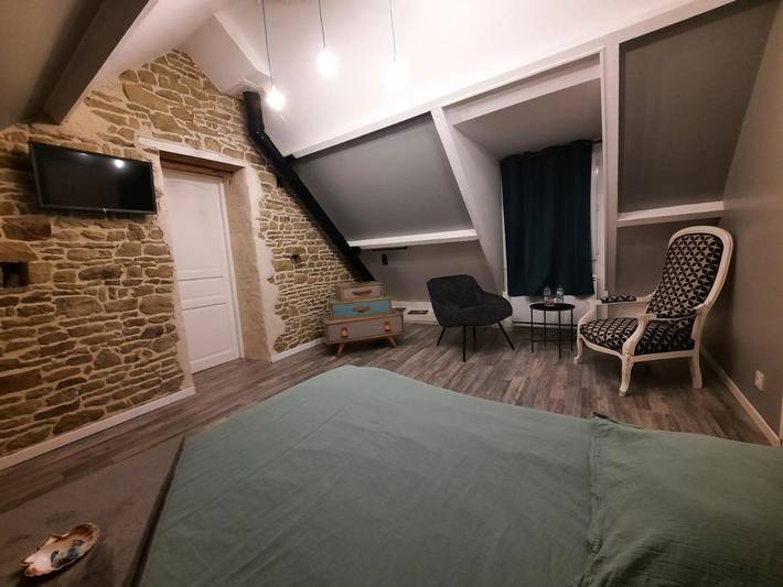 Chambre d’hôte pour 4 personnes, avec vue à Céaux - 3