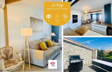 Maison d’hôte pour 6 personnes, avec jardin et terrasse à Buxerolles