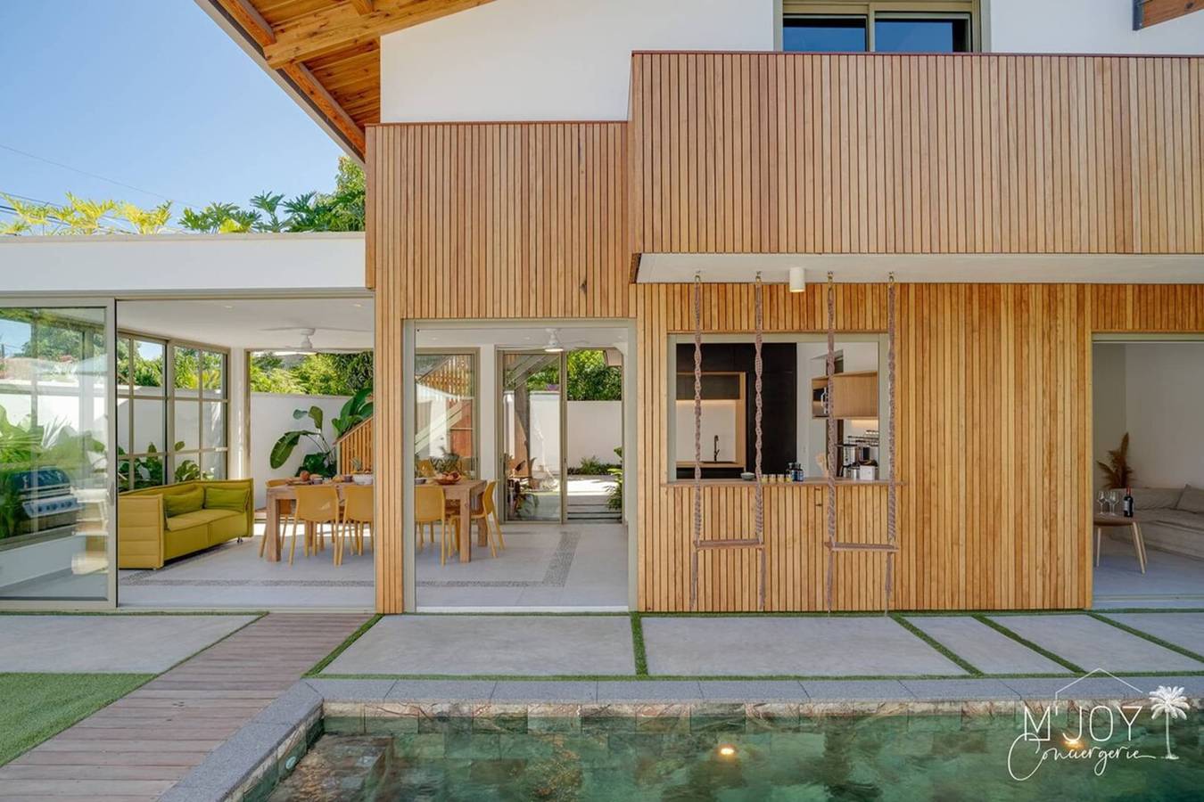Villa für 6 Personen mit Terrasse in Saint-Paul