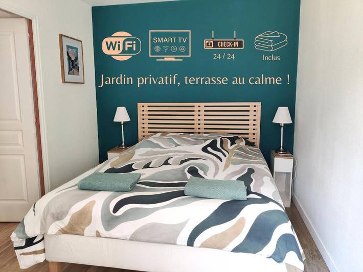 Gîte pour 2 personnes, avec Terrasse et Jardin à Trélazé