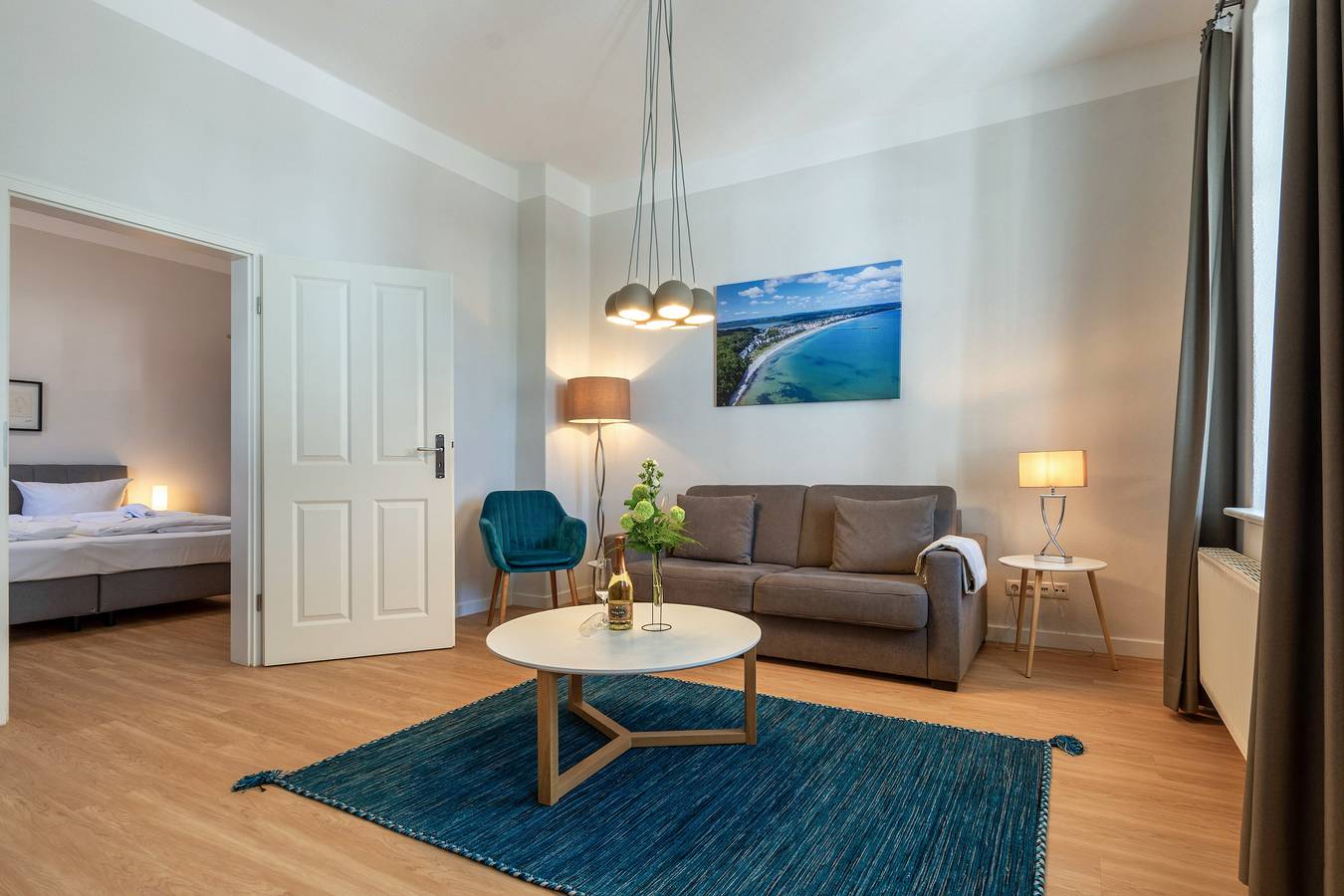 Ganze Ferienwohnung, Villa Iduna / Ferienwohnung No. 3 - Eg mit Balkon nach Süden in Ostseebad Binz, Binz