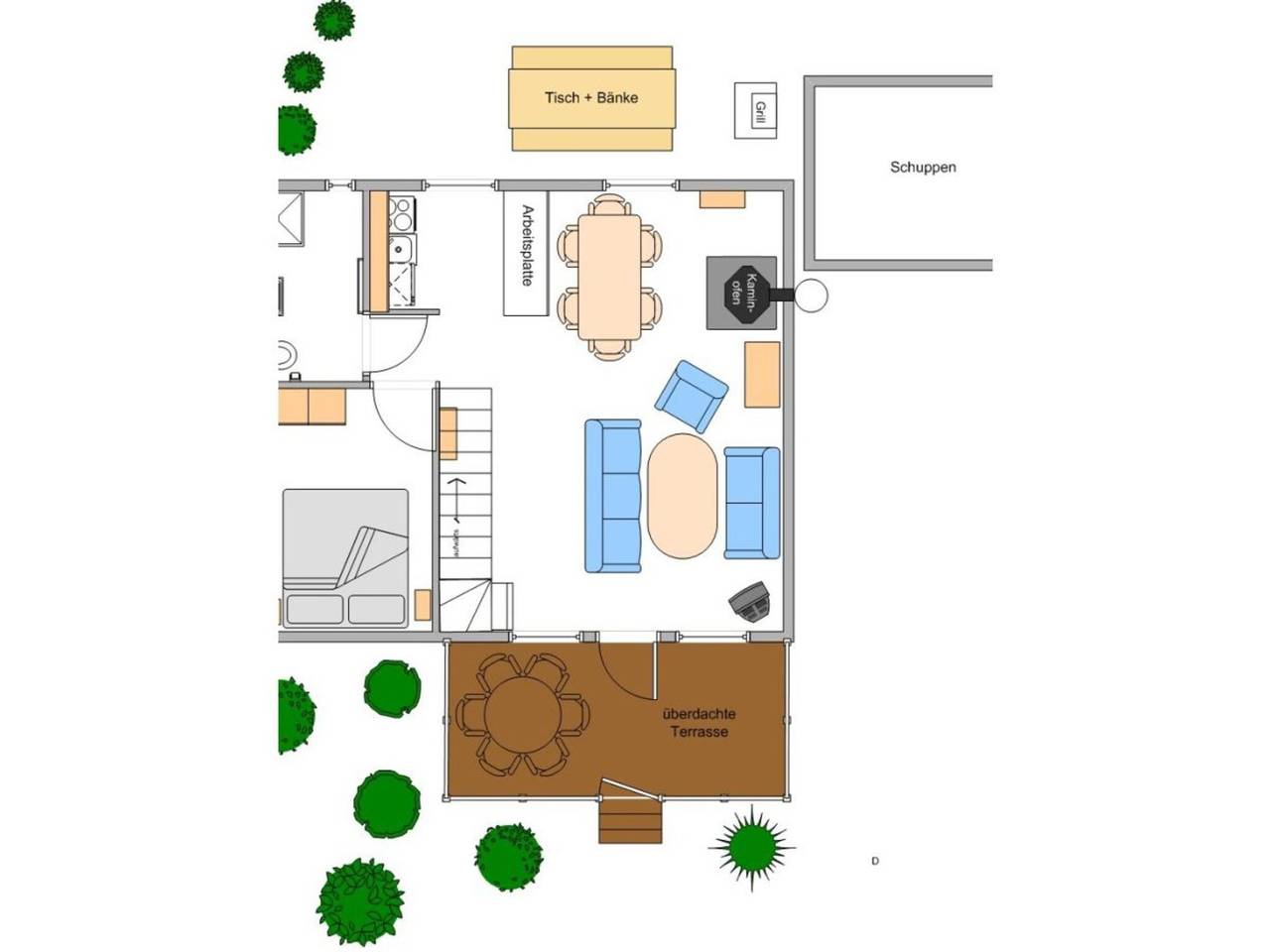 Ganze Wohnung, Ferienhaus Engel 2 in Warin, Nordwestmecklenburg (Wismar und Umgebung)