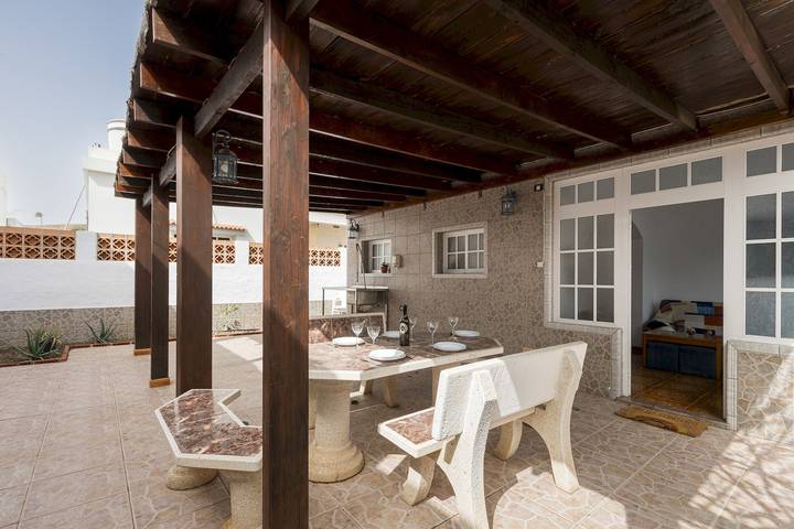 Ferienhaus für 5 Personen, mit Terrasse