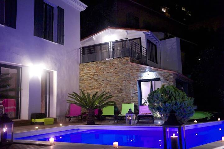 Villa für 14 Personen, mit Balkon und Garten in Cannes