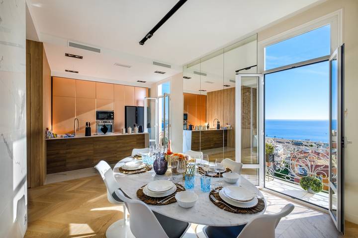 Appartement de vacances pour 6 personnes, avec Balcon et Jardin à Beausoleil