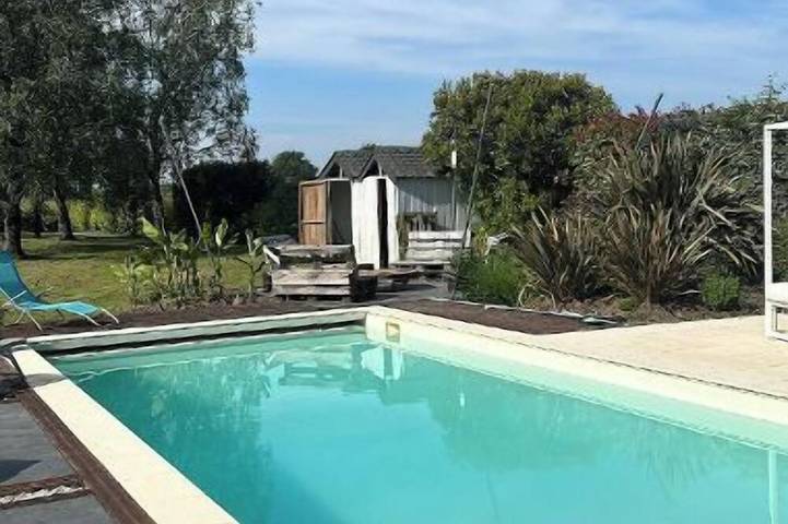 Maison de vacances pour 10 personnes, avec piscine et jardin