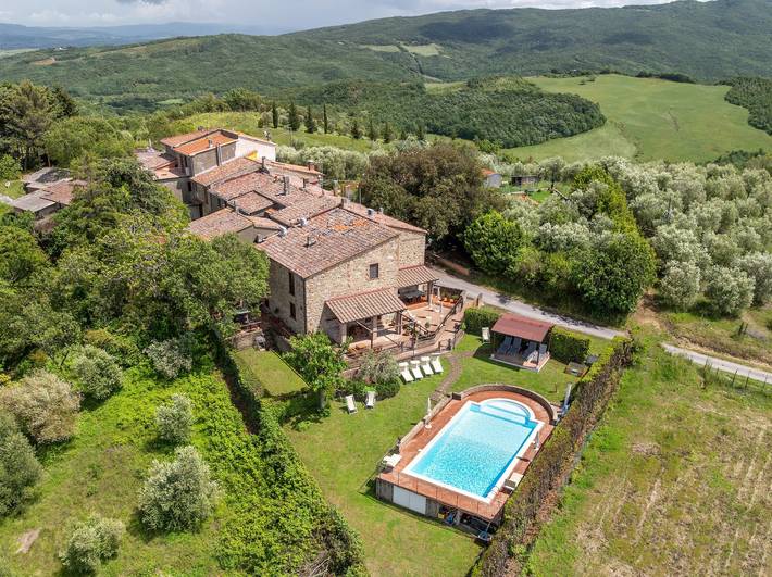 Casa 'Al Settimo Cielo' vistas a las colinas, terraza privada, Wi-Fi, aire acondicionado (hasta 6 personas) in Chianni, Costa Etrusca