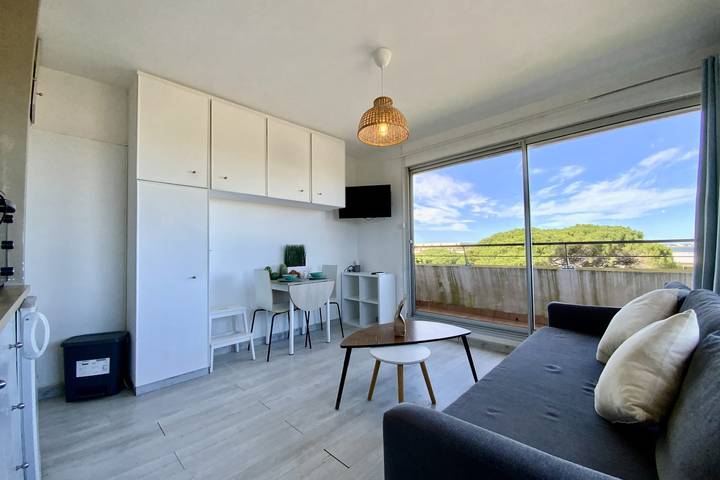 Studio pour 2 personnes, avec Balcon