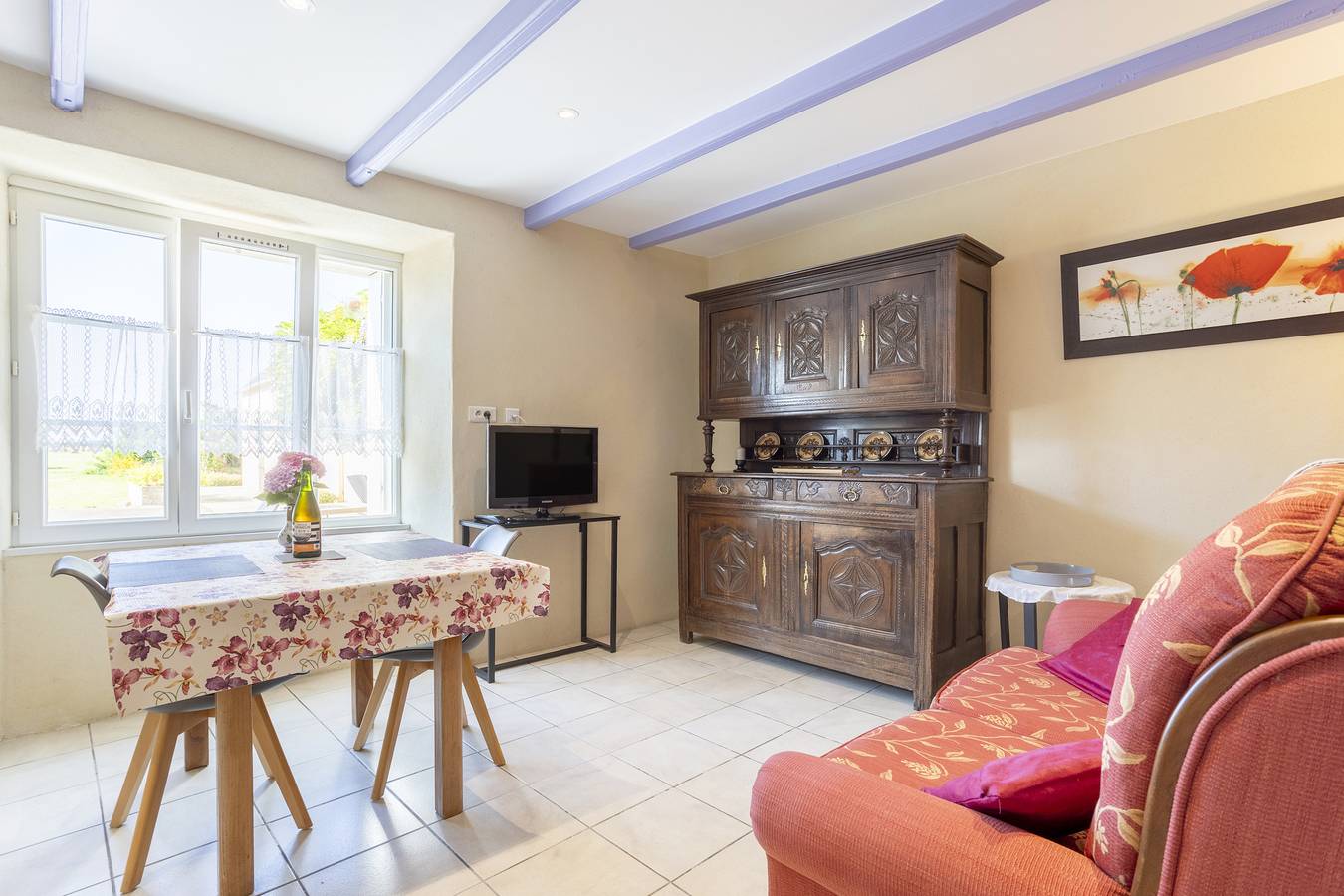 Gîte Glycine, Kerantum: Shared Garden and Wi-Fi in Mahalon in Mahalon, Quimper region