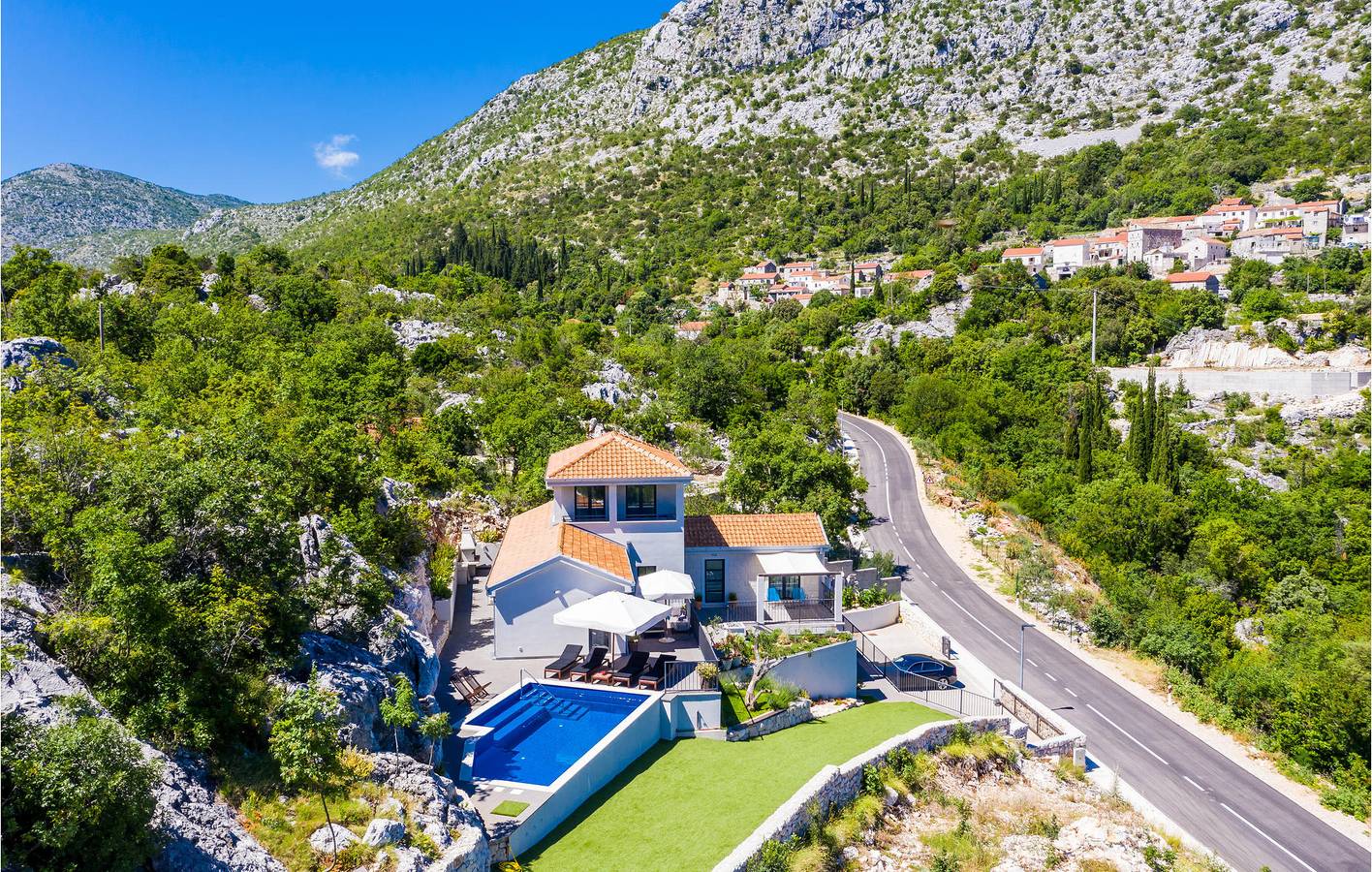 Charmantes Apartment mit Pool, WLAN und Terrasse in der Nähe der Küste von Brsecine in Grad Dubrovnik, Dubrovnik-Neretva